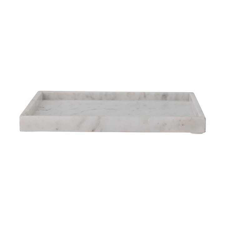 Majsa decorative tray 35x35 cm - White marble - Bloomingville
