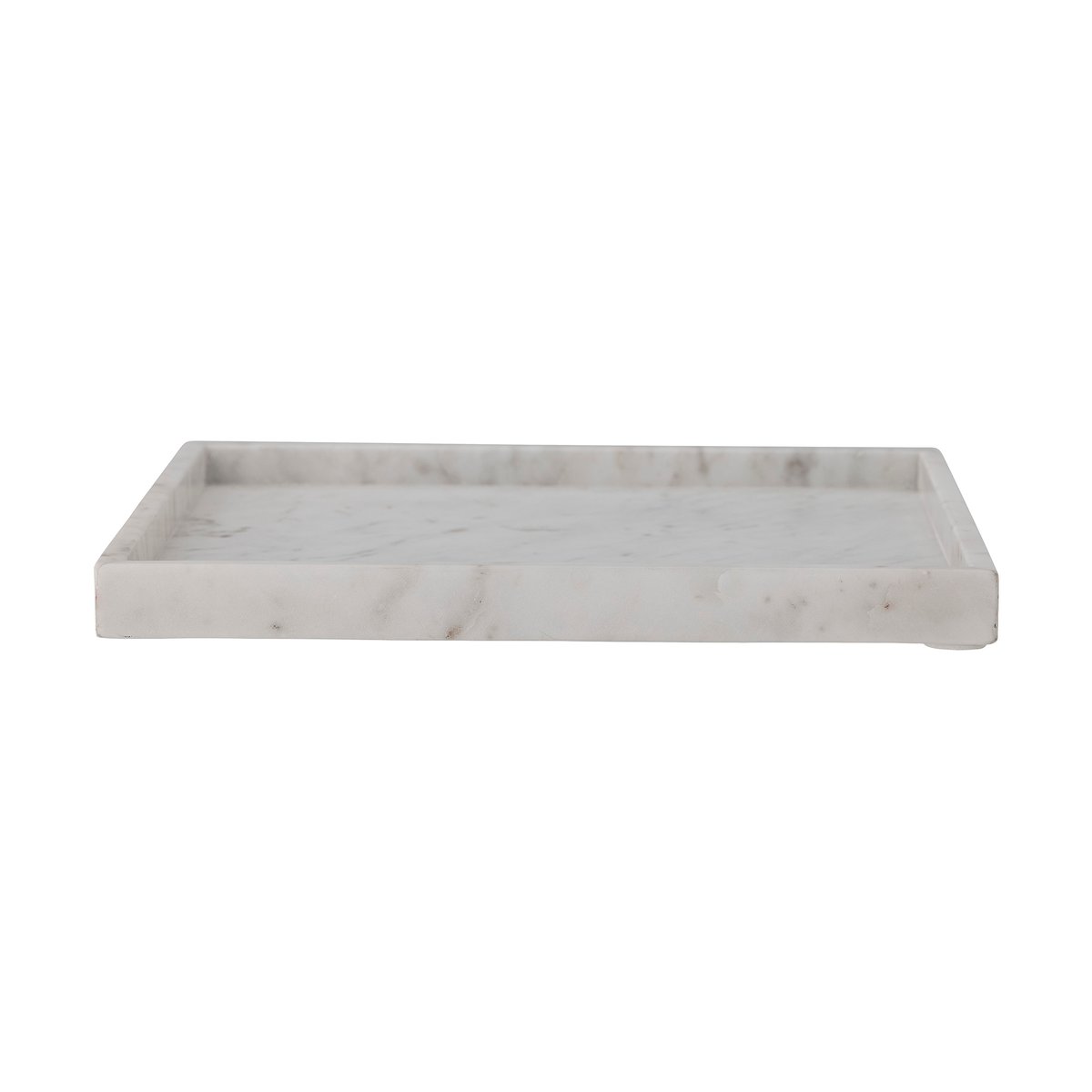 Bloomingville Majsa decorative tray 35x35 cm White marble