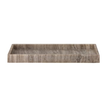 Majsa tray marble 18x38 cm - Brown - Bloomingville