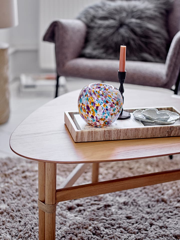 Majsa tray marble 18x38 cm - Brown - Bloomingville