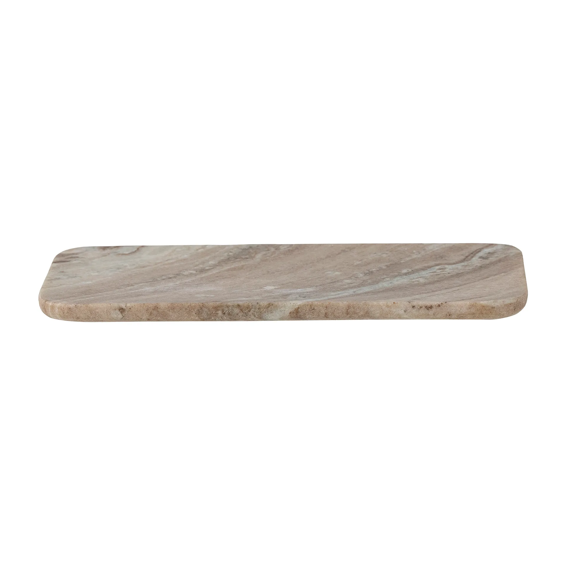 Manuela tray marble 15x30.5 cm, Brown Bloomingville