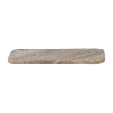 Manuela tray marble 15x30.5 cm - Brown - Bloomingville