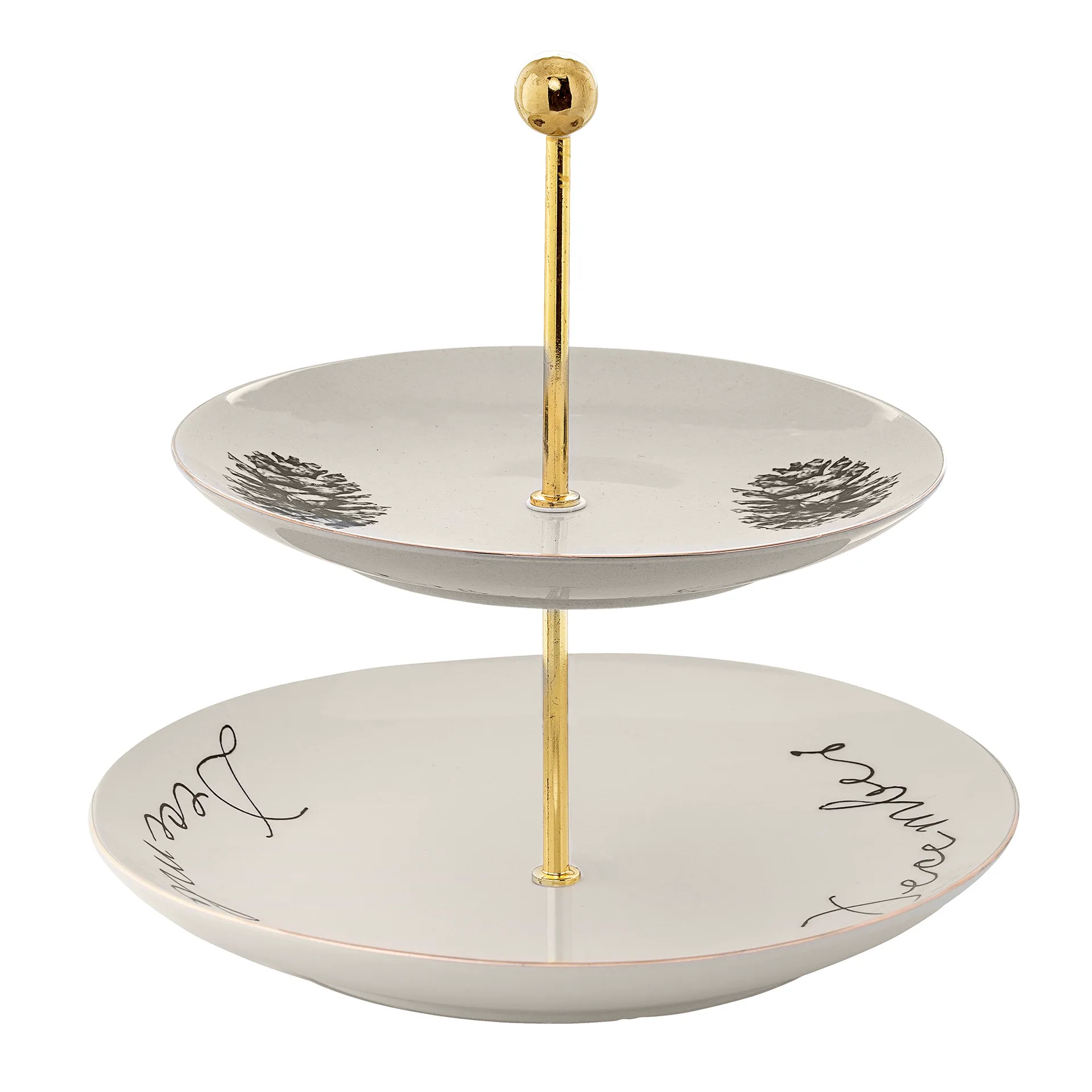 Maria cake stand, white Bloomingville