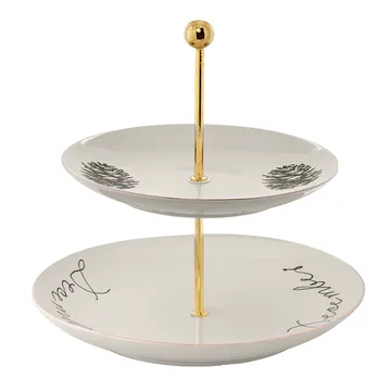 Maria cake stand - white - Bloomingville