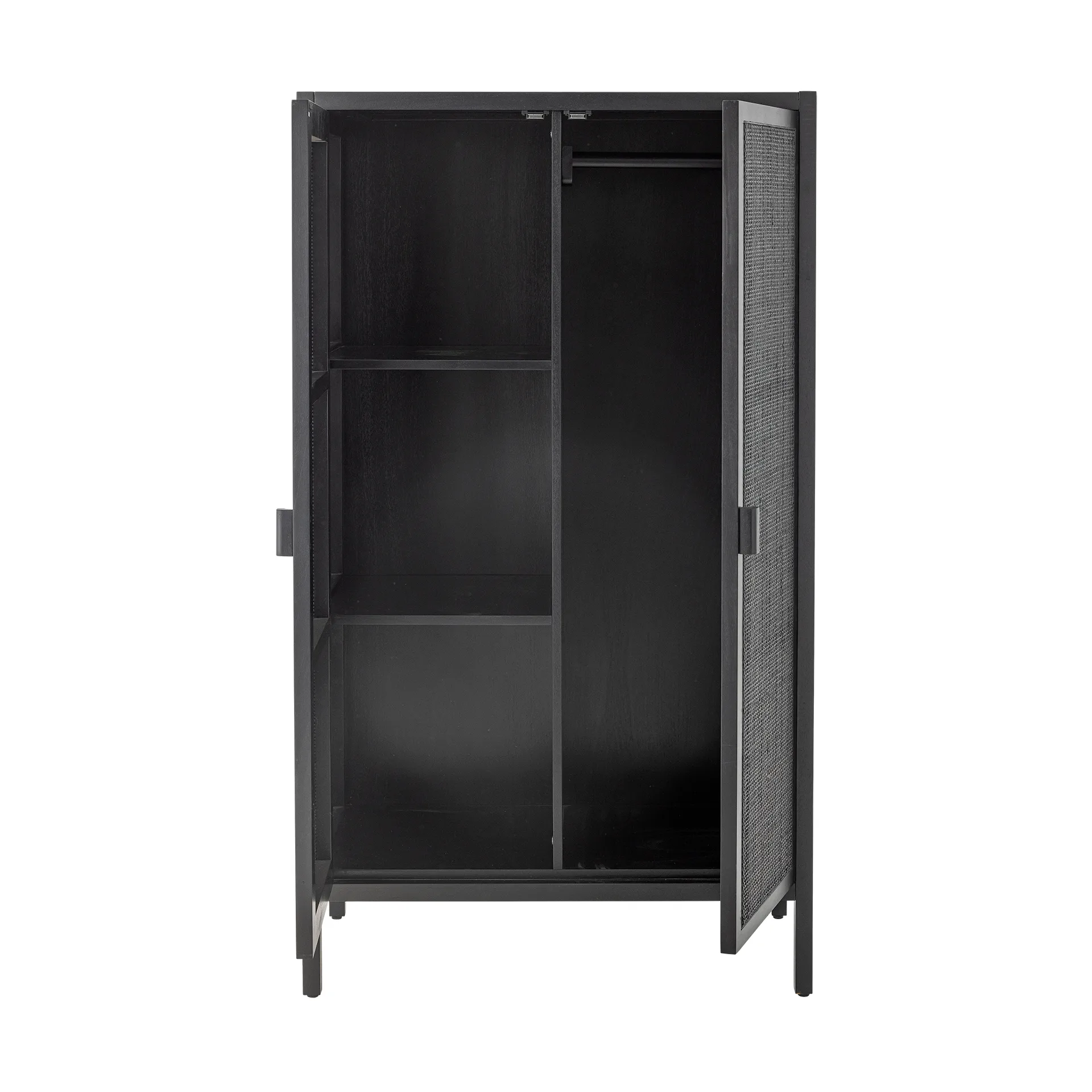 Marikka cabinet 85x40x150 cm, Black Bloomingville