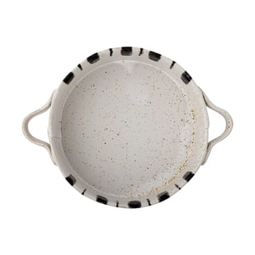 Marita oven dish Ø21 cm - Black-white - Bloomingville