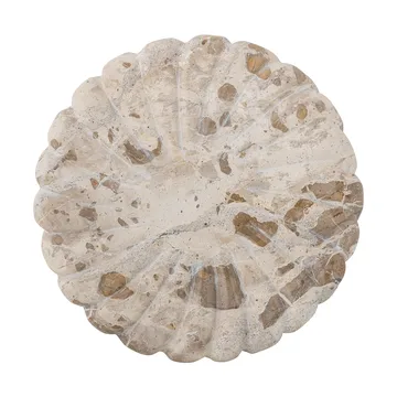 Marlie marble tray Ø22.5 cm - Natural - Bloomingville