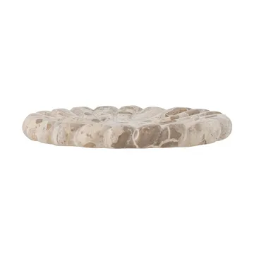 Marlie marble tray Ø22.5 cm - Natural - Bloomingville