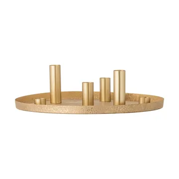 Maxime Advent candlestick Ø30 cm - Gold - Bloomingville