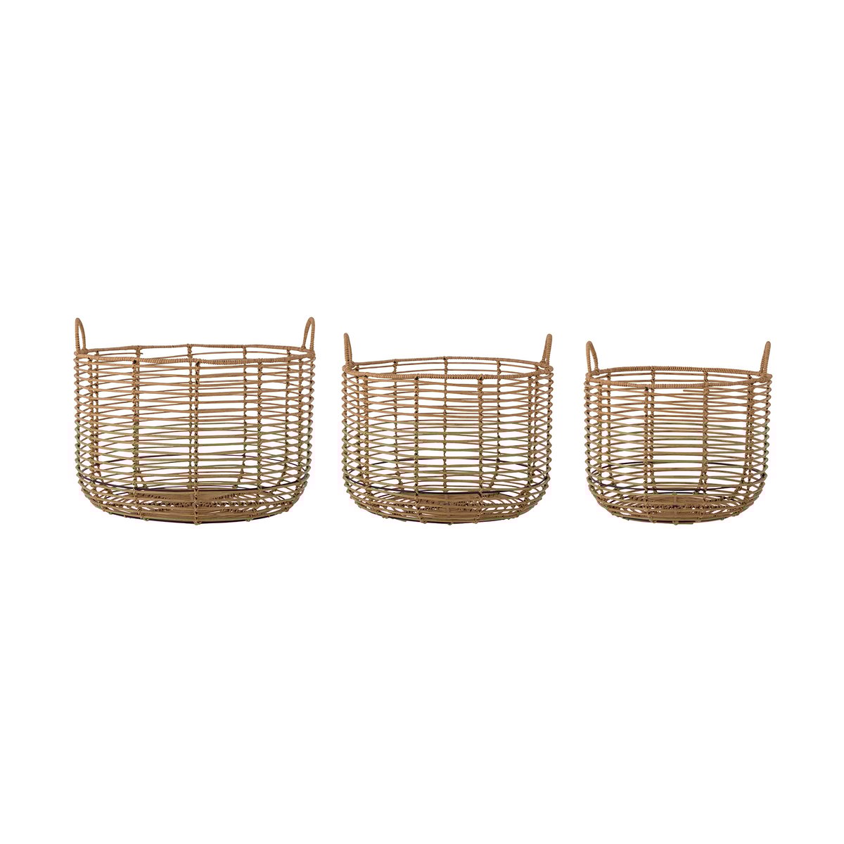 Bloomingville Mekkel storage box 3 pieces Nature | Scandinavian Design | Storage baskets | Brown