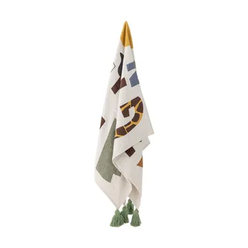 Memmo cotton throw 160x130 cm - Natural - Bloomingville