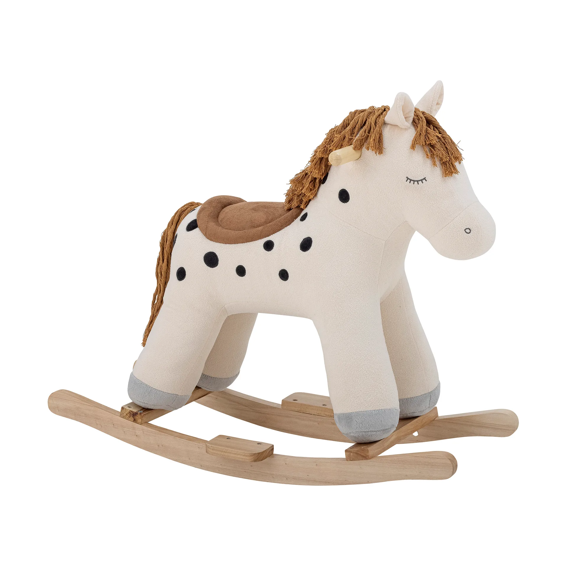 Merlen Horse Rocking Horse, White Bloomingville