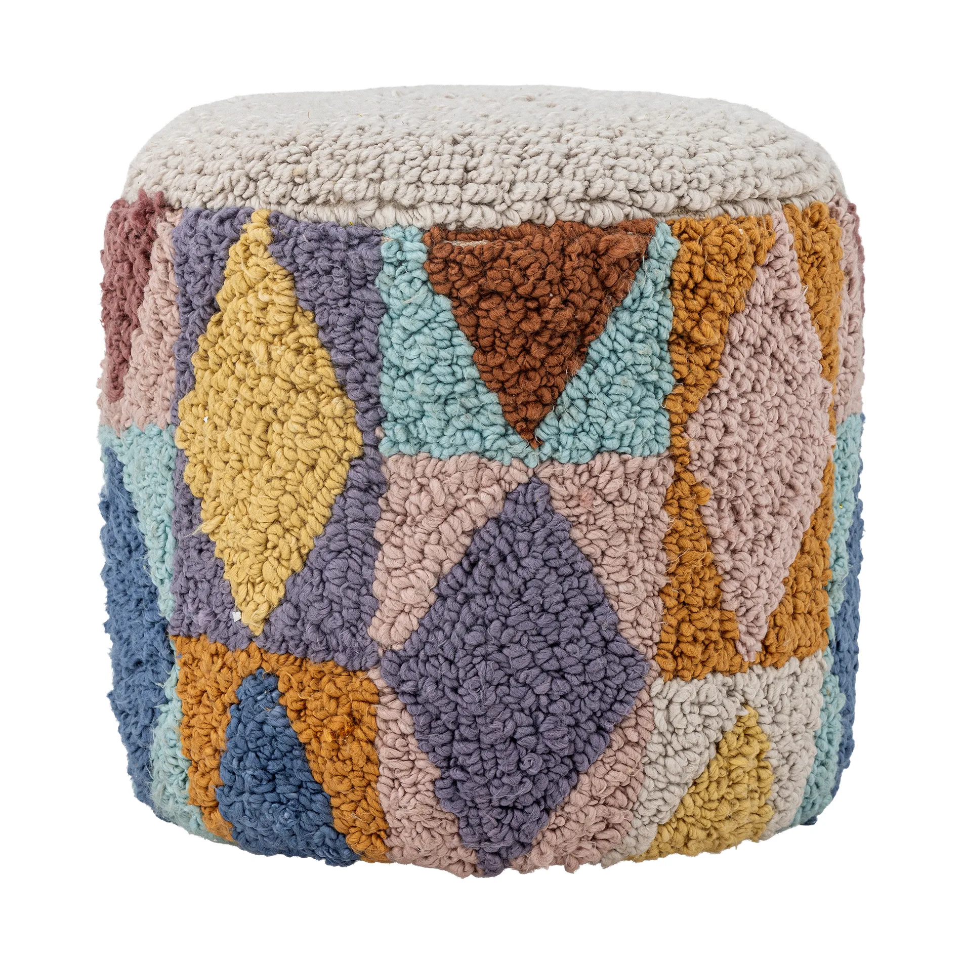 Miaki pouf 30xØ30 cm, Grey Bloomingville