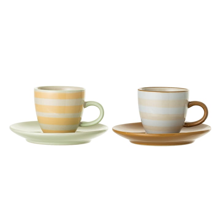 Miami cup with saucer 2-pack - 6 cm - Bloomingville