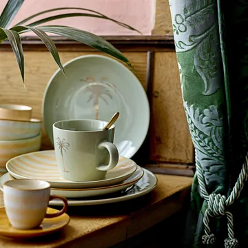 Miami cup with saucer 2 pieces 6 cm - Bloomingville