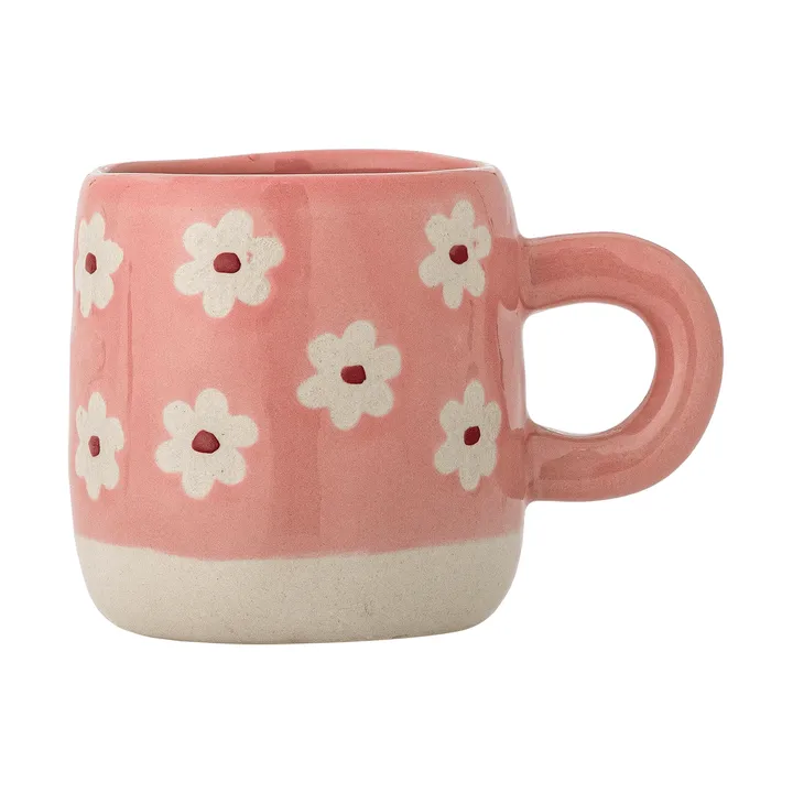 Millie cup 110 ml - Pink, flowers - Bloomingville
