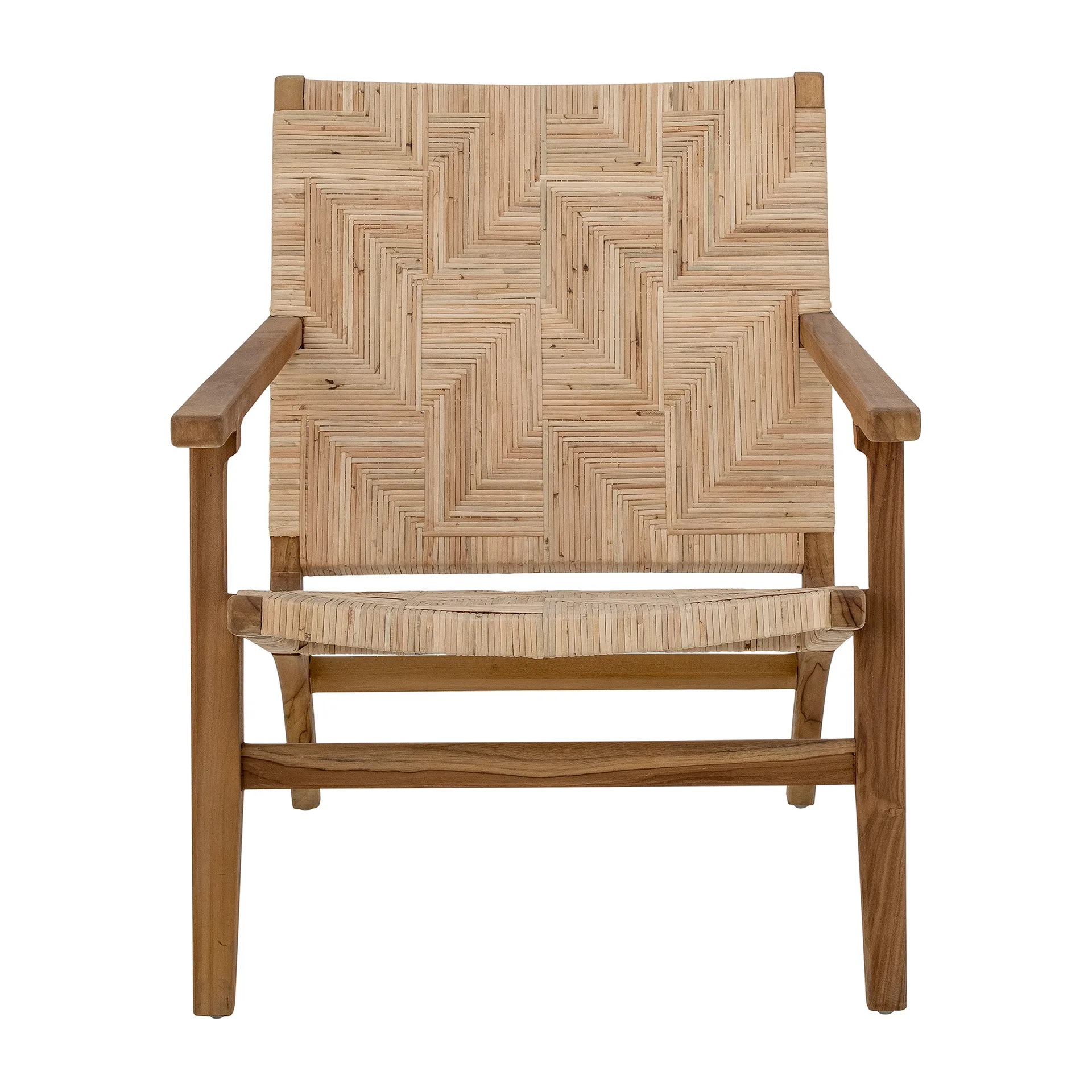 Mills lounge chair rattan, Brown Bloomingville