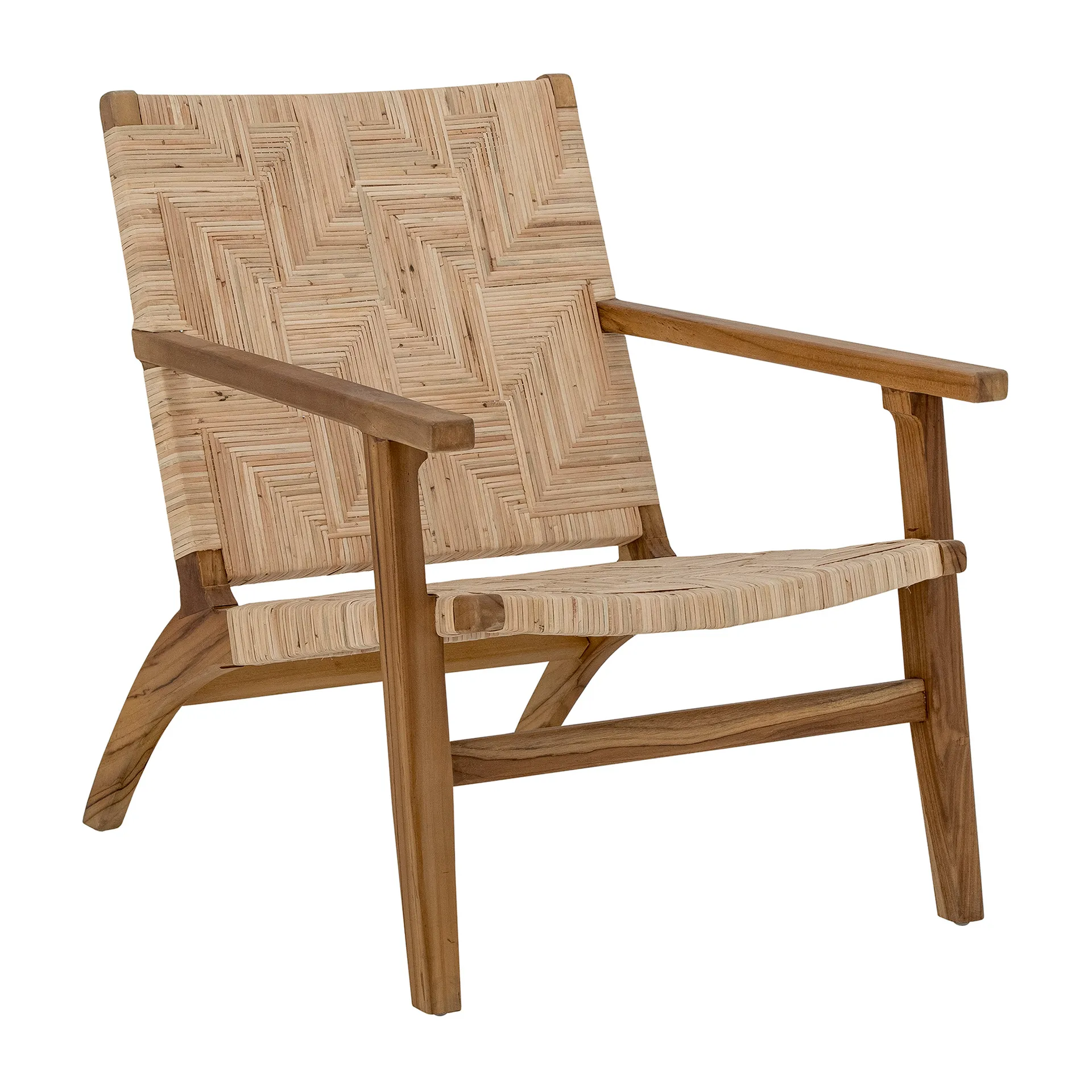 Mills lounge chair rattan, Brown Bloomingville