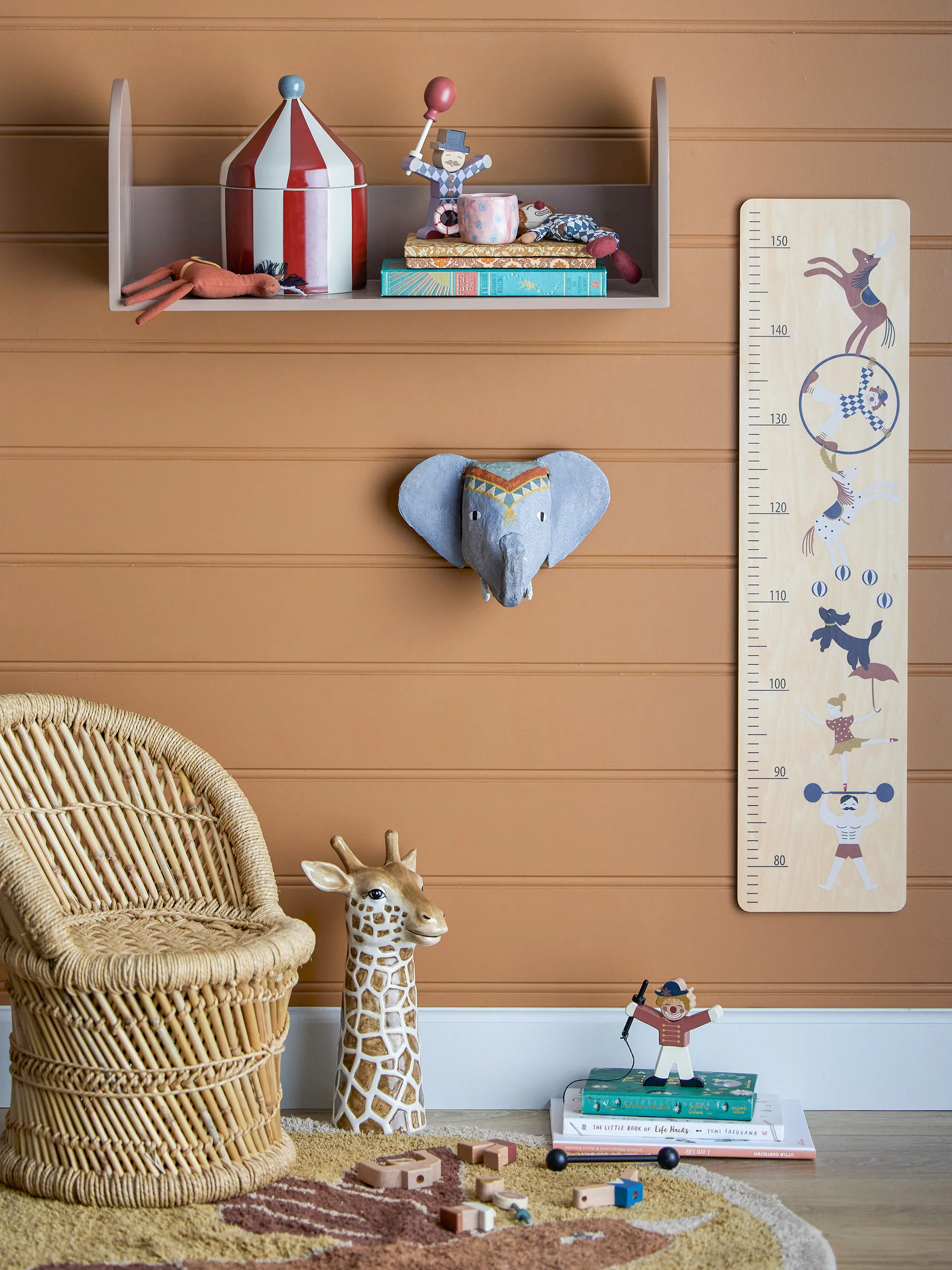 Milou rug Ø90 cm, Bird Bloomingville