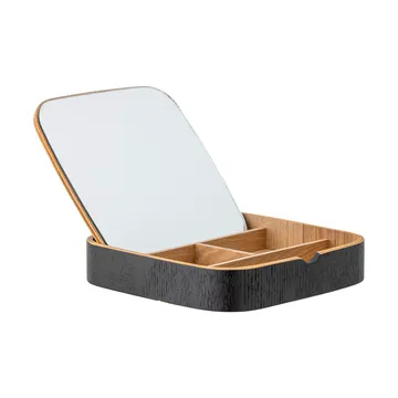 Mimmi table mirror 19x19 cm - Black-oak - Bloomingville