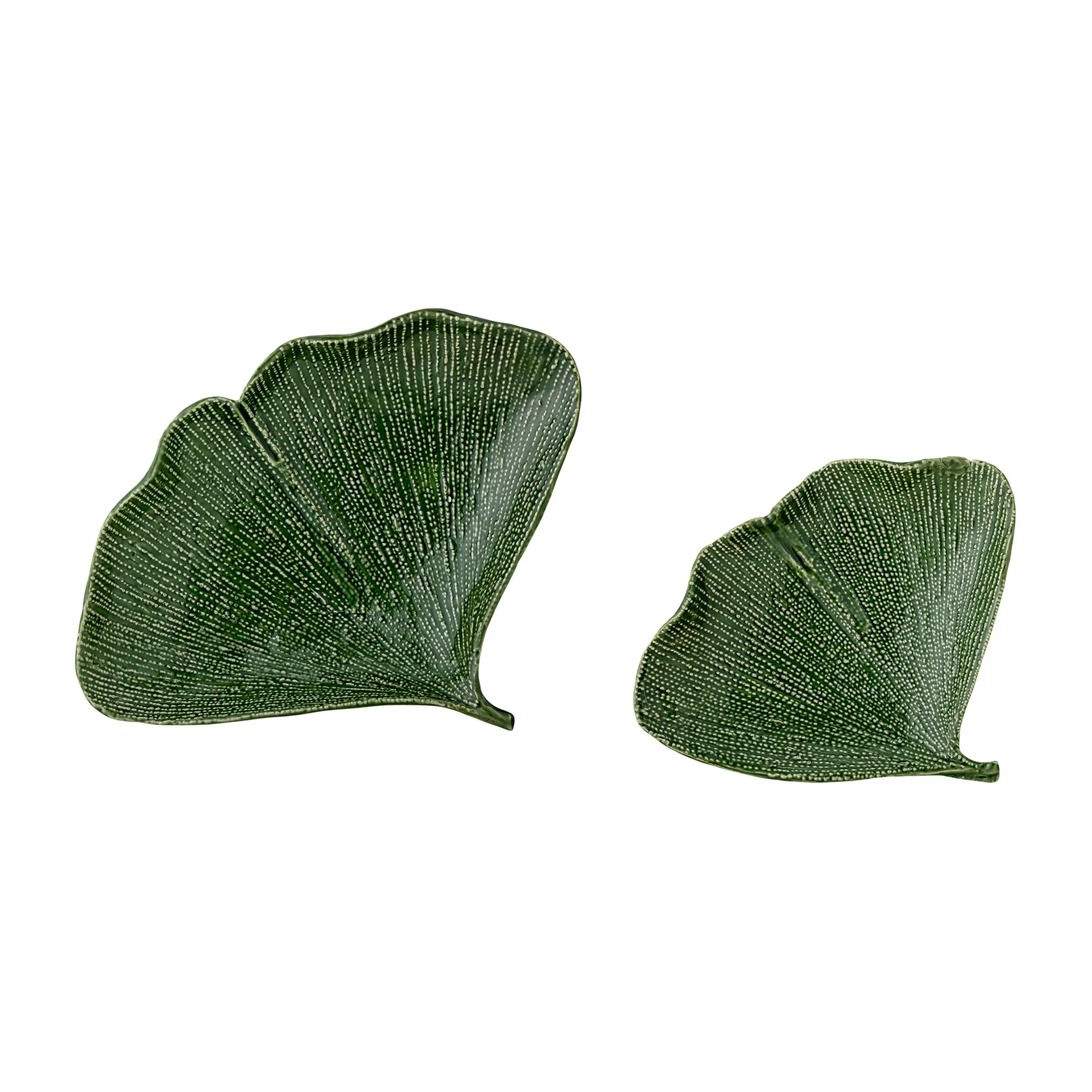 Mimosa saucer 2 pieces, Green Bloomingville