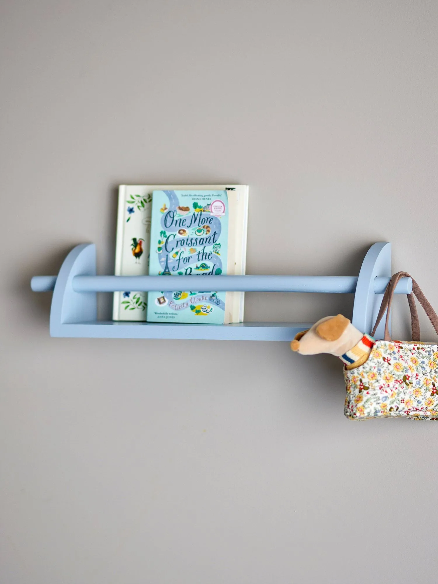 Mingus wall shelf 14x60 cm, Blue Bloomingville