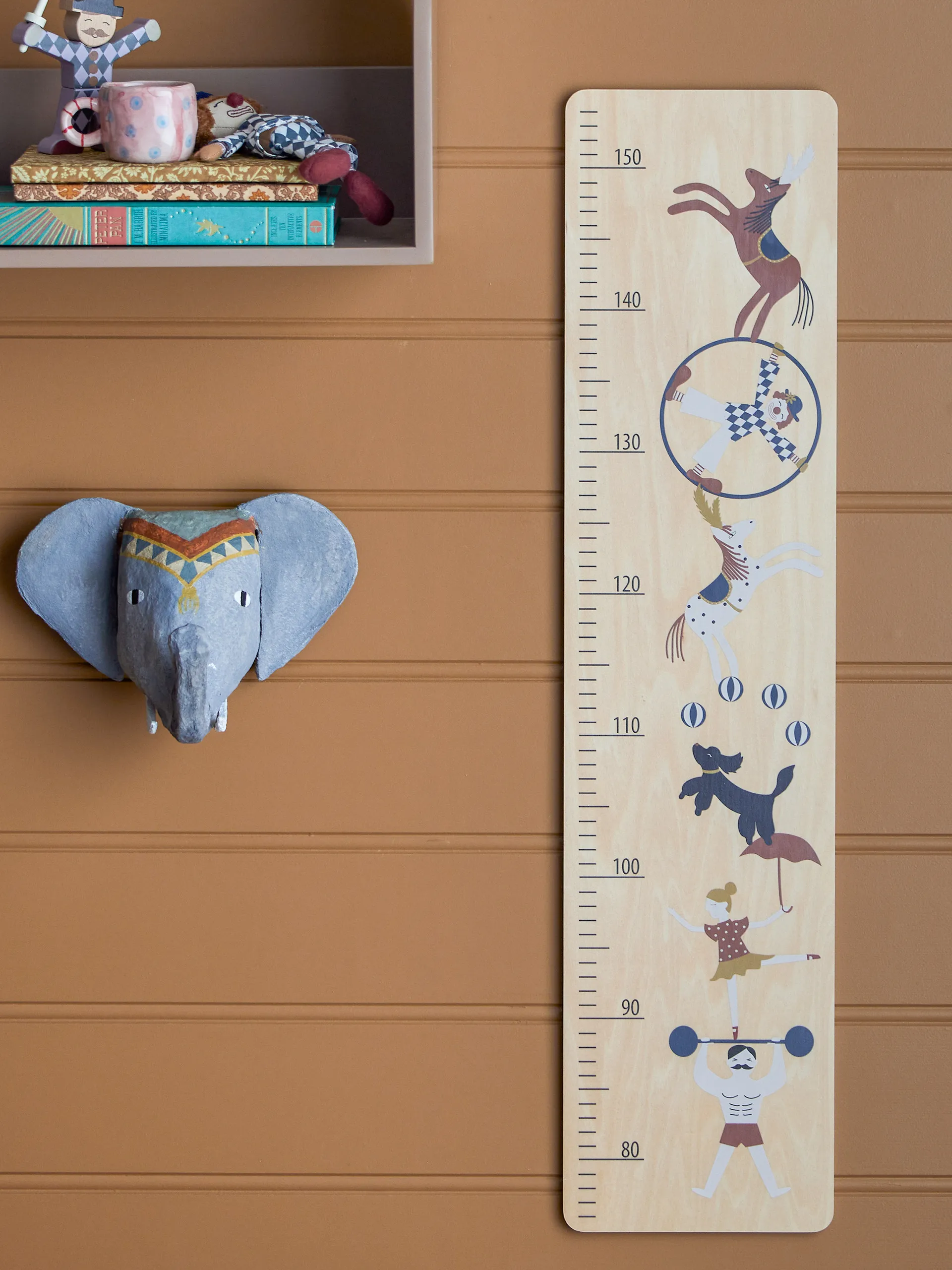 Minne measuring stick 19x80 cm, Circus Bloomingville