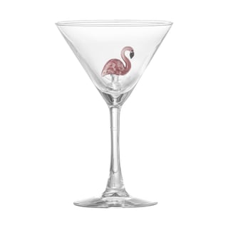 Bloomingville Misa cocktail glass 17 cl Clear-flamingo