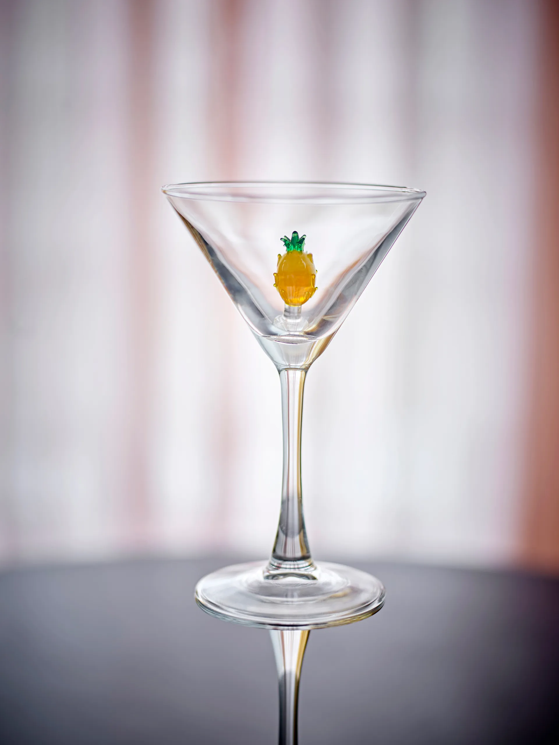 Misa cocktail glass 17 cl, Clear-pineapple Bloomingville