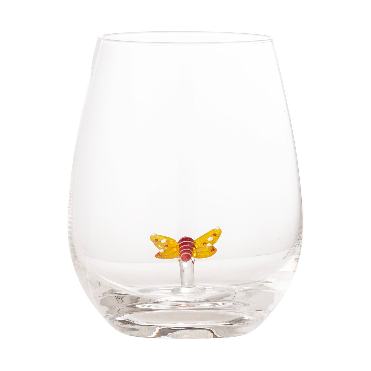 Bloomingville Misa drinking glass 56 cl Clear-butterfly