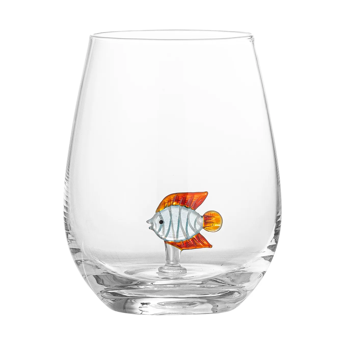 Misa drinking glass 56 cl, Clear-fish Bloomingville
