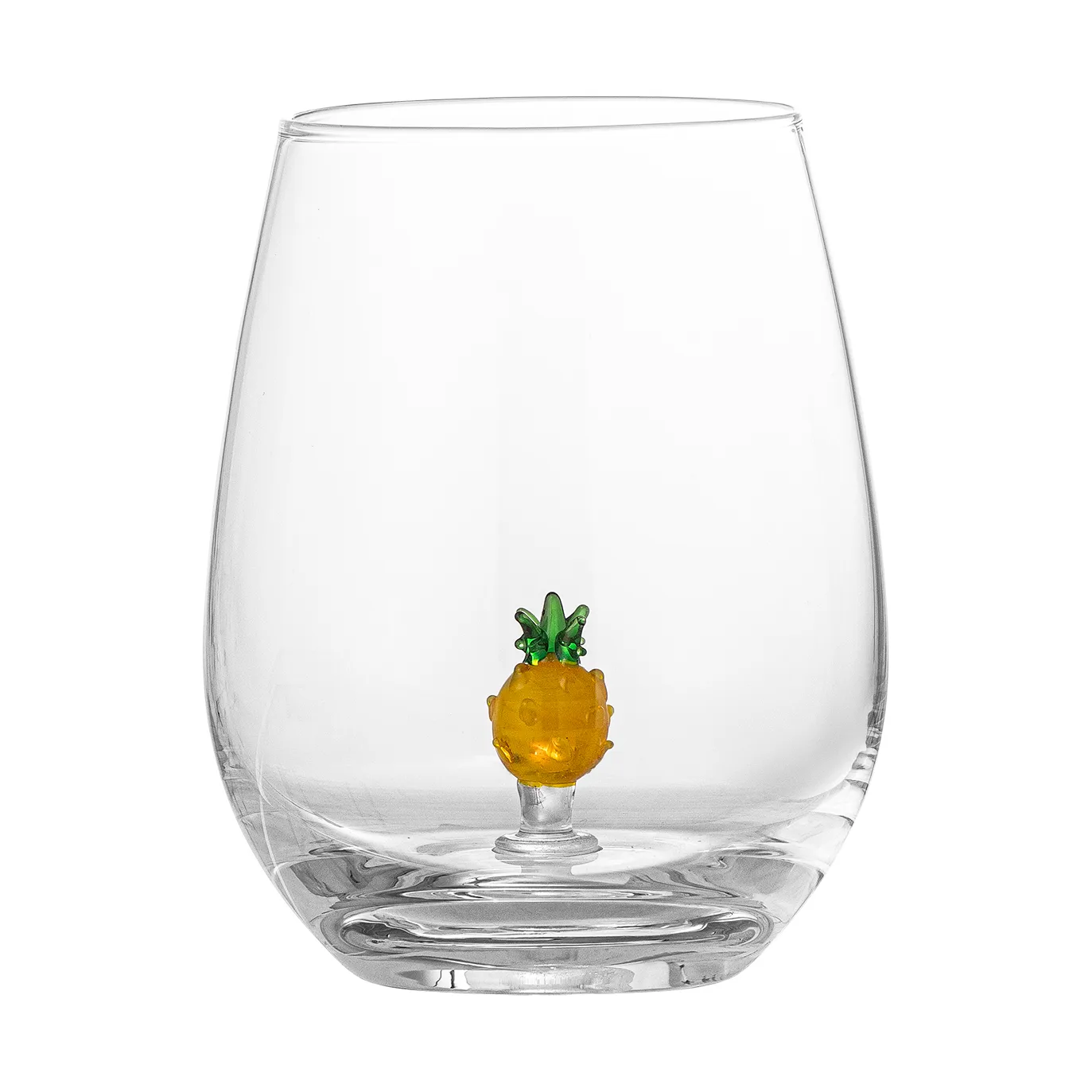 Misa drinking glass 56 cl, Clear-pineapple Bloomingville