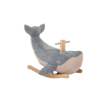 Moby rocking animal with handle - Blue - Bloomingville