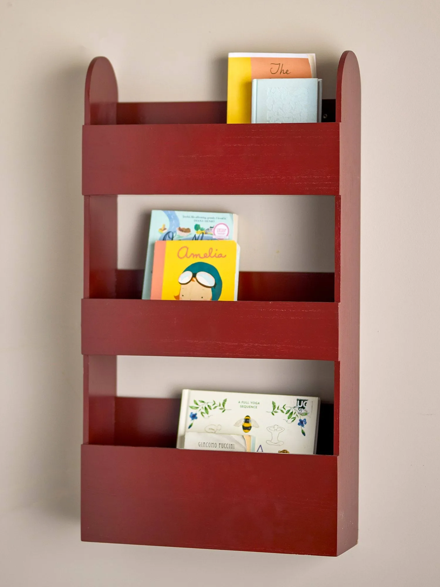 Moris shelf, Red, 38x70 cm Bloomingville