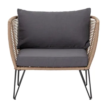 Mundo lounge arm chair - Brown-grey - Bloomingville