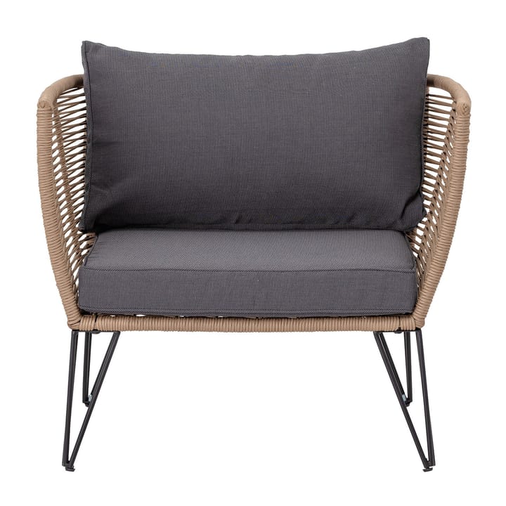 Mundo lounge arm chair - Brown-grey - Bloomingville