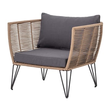 Mundo lounge arm chair - Brown-grey - Bloomingville