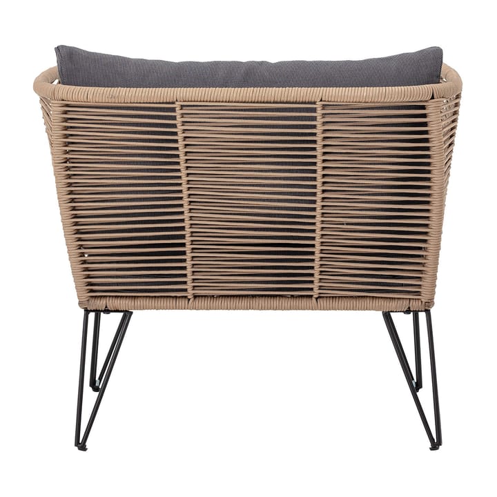Mundo lounge arm chair - Brown-grey - Bloomingville