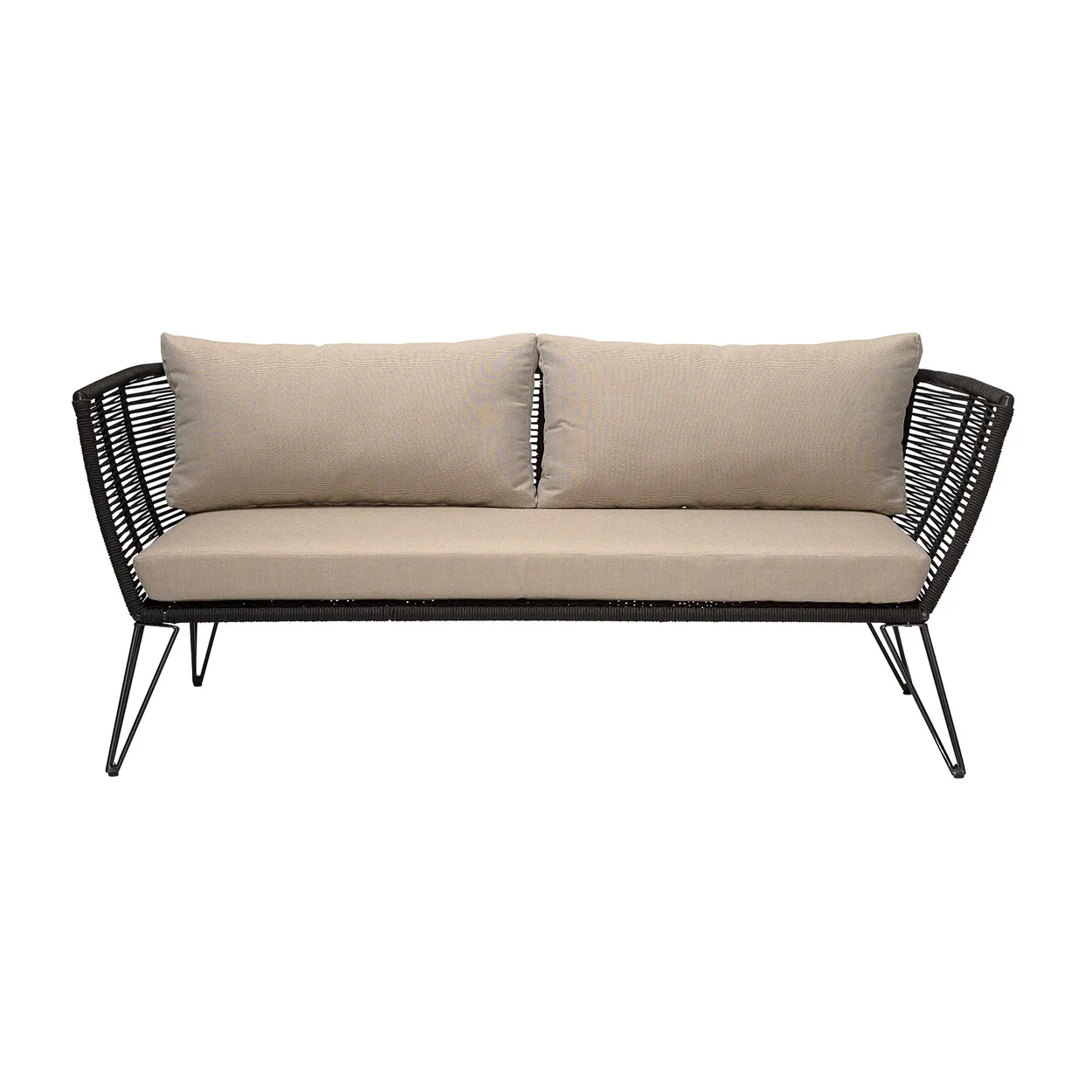 Bloomingville Mundo sofa Black-beige | Scandinavian Design | Black