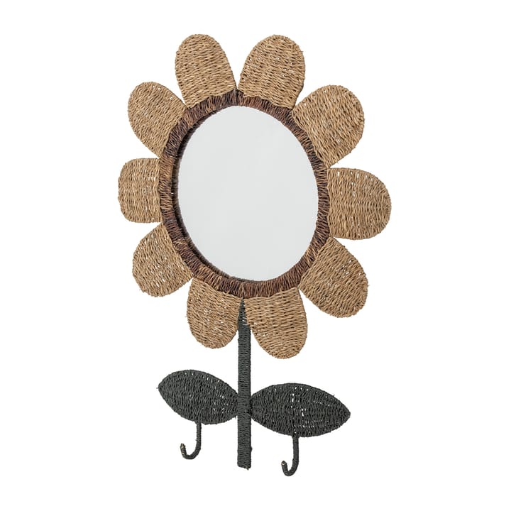 Nabiya mirror with hooks 56x74 cm - Natural - Bloomingville