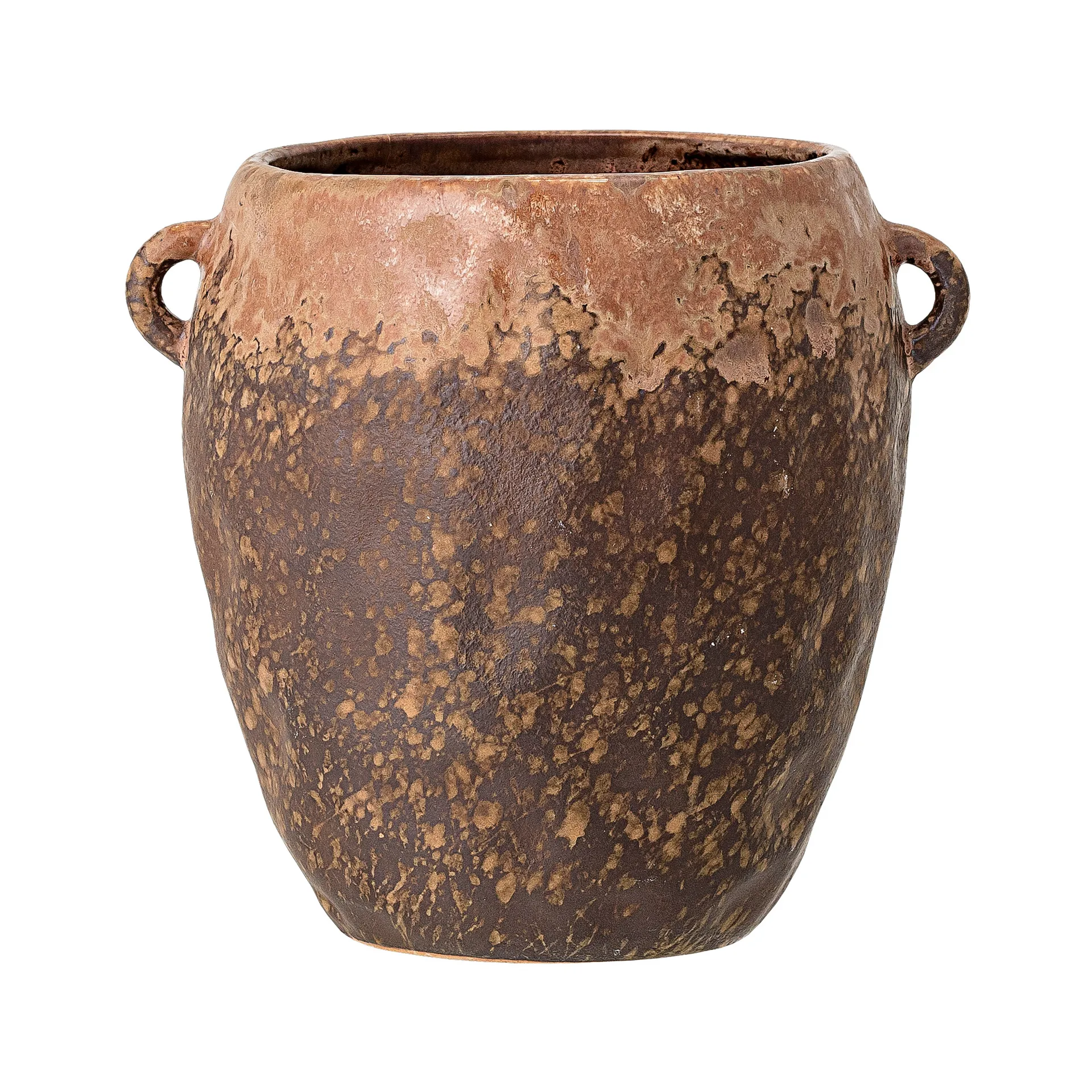 Nenne flower pot with handle Ø16 cm, brown Bloomingville