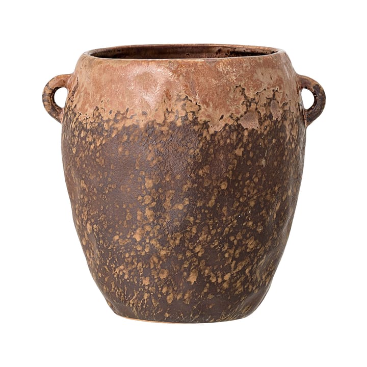 Nenne flower pot with handle Ø16 cm - brown - Bloomingville