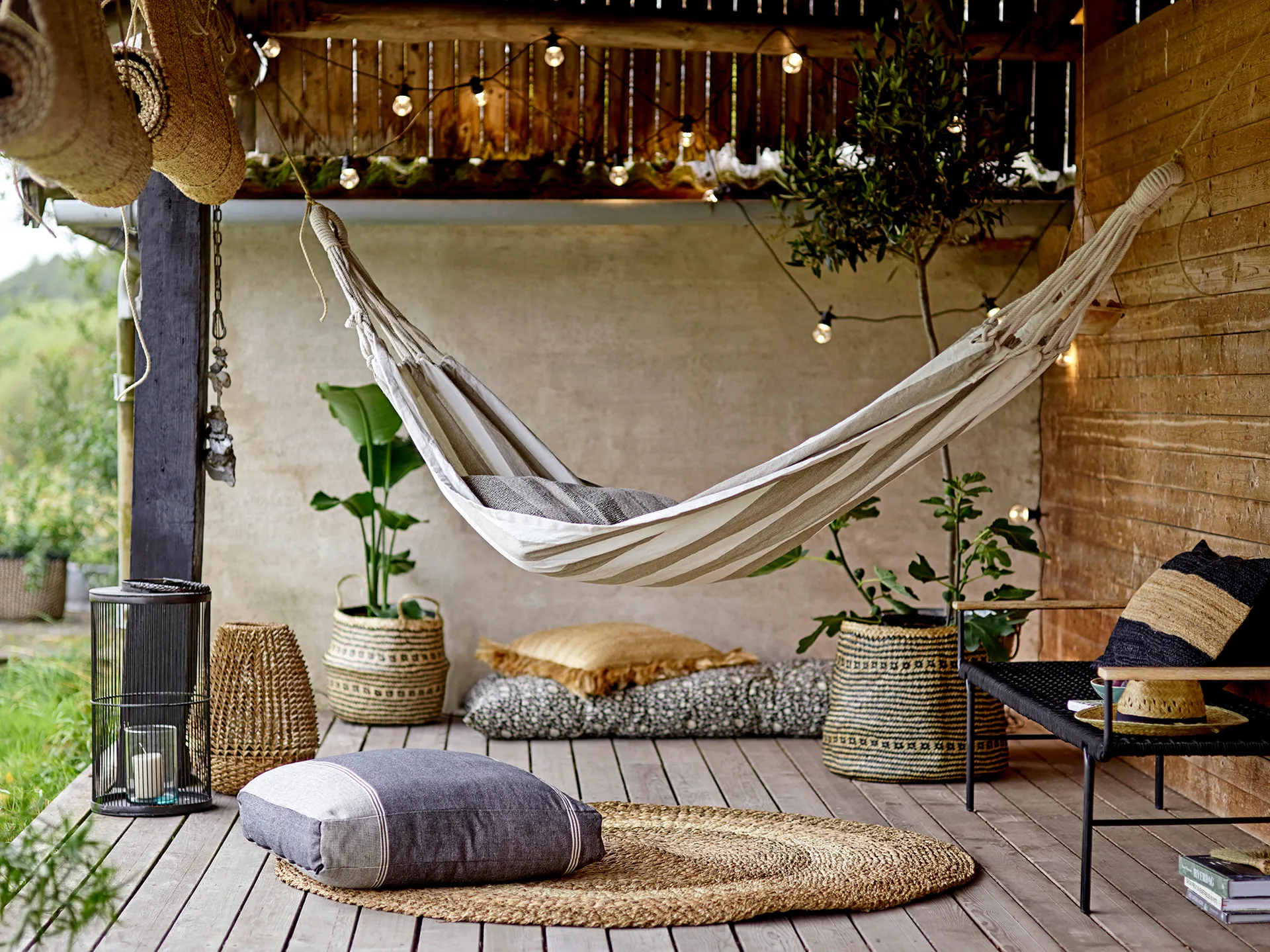 Nero string lights 10 m, Black Bloomingville