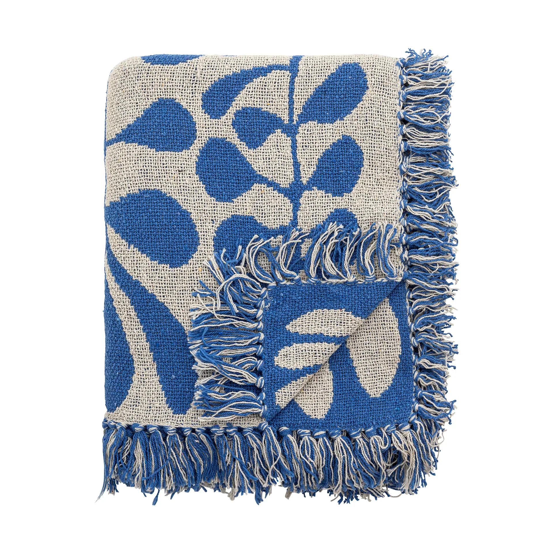 Nevine throw 130x160 cm, Blue Bloomingville