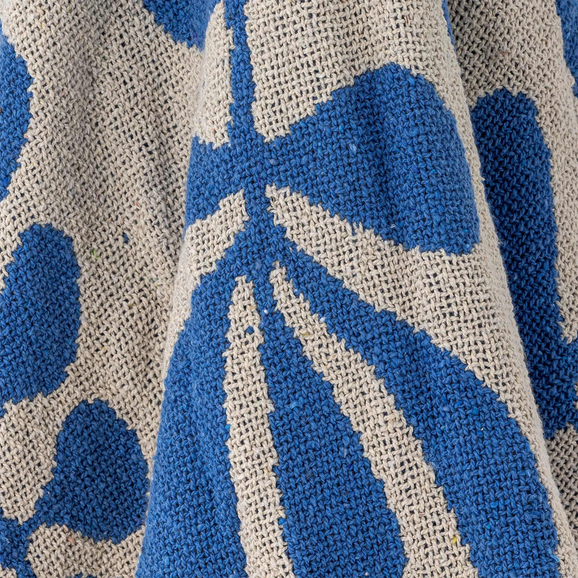 Nevine throw 130x160 cm, Blue Bloomingville