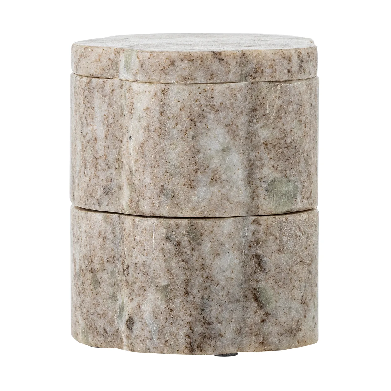 Bloomingville Nezli bowl with lid o9 cm Natural | Scandinavian Design | Decorative bowls | Brown