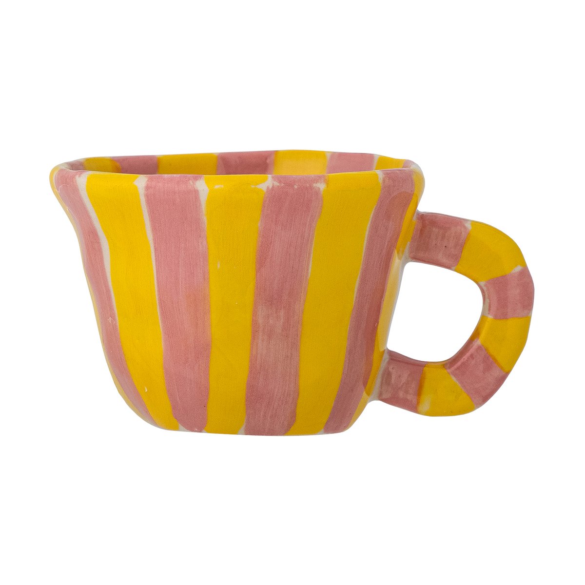 Bloomingville Nini cup 10 cl Pink-yellow | Scandinavian Design | Coffee cups | Yellow