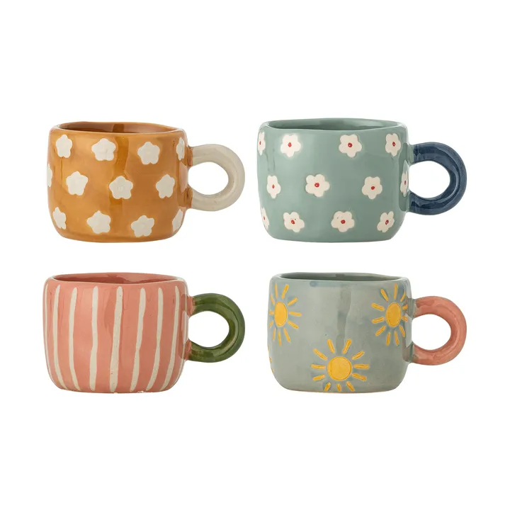 Nini cup - Multi, 4 pieces - Bloomingville