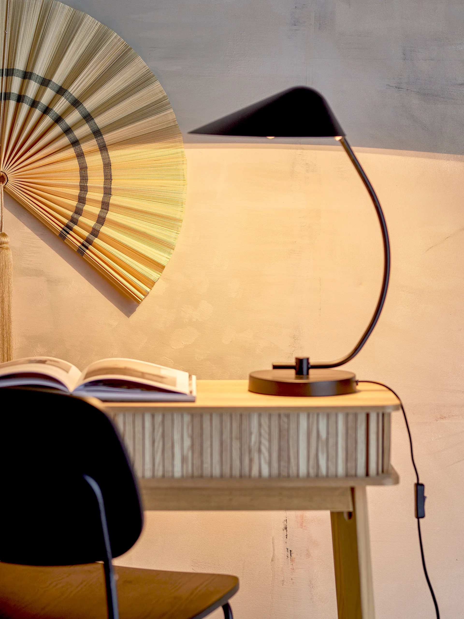 Nisella table lamp 34x50 cm, Black Bloomingville