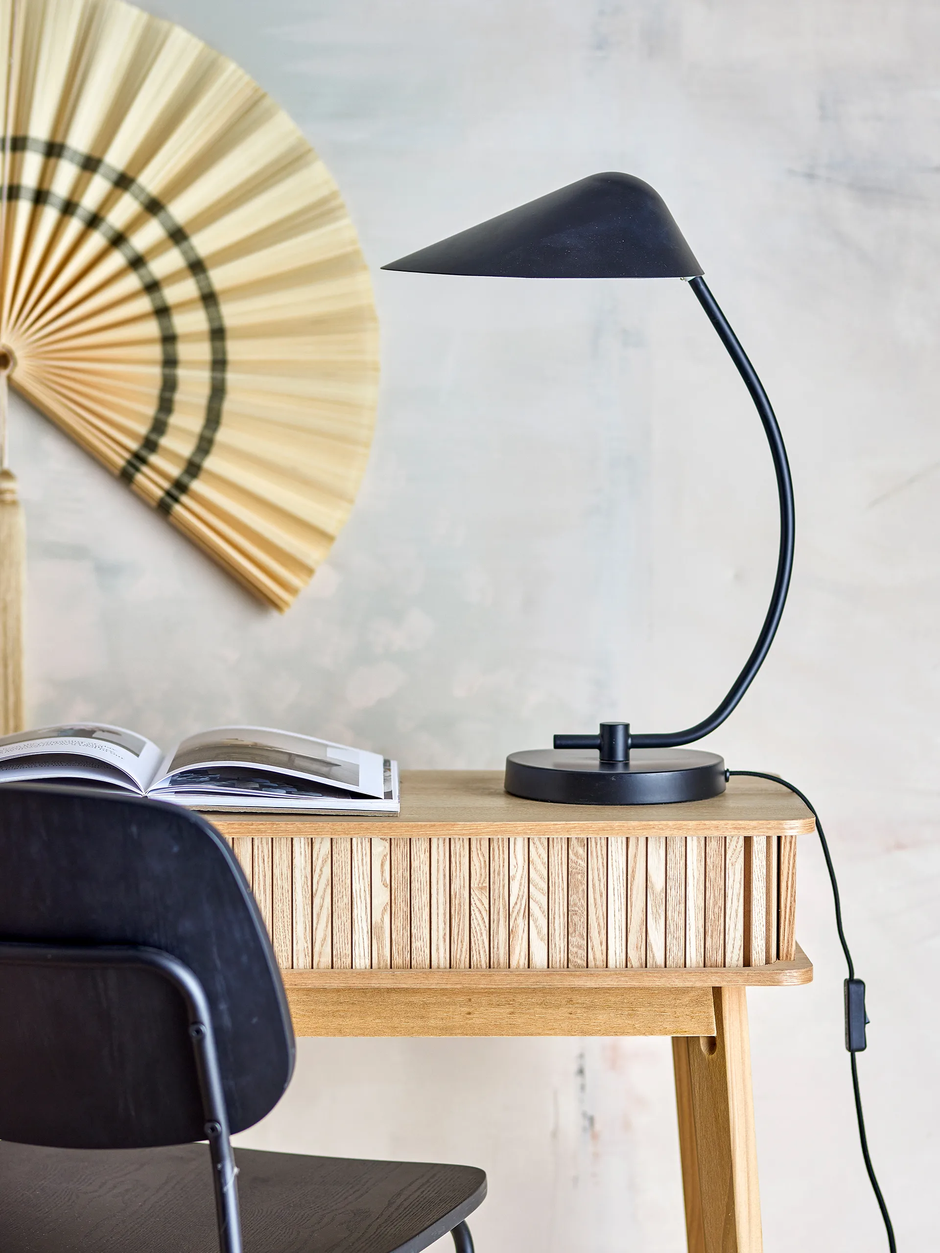 Nisella table lamp 34x50 cm, Black Bloomingville
